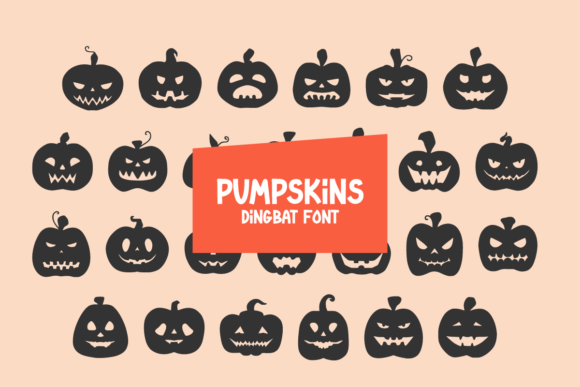 Pumpkins Dingbats Font By Masyafi Studio