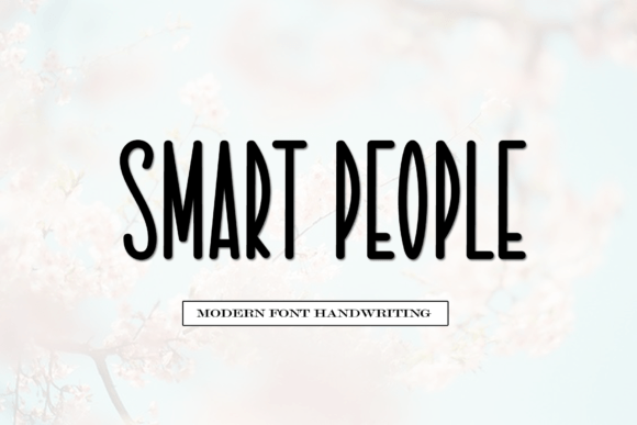 Smart People Sans Serif Font By RR Studio