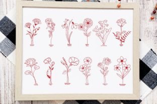 Birth Month Flowers Svg, Flower Bundle, Graphic Print Templates By Chaicharee Design Shop 6