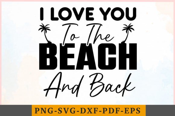I Love You to the Beach and Back Afbeelding Crafts Door HPK DESIGN STUDIO