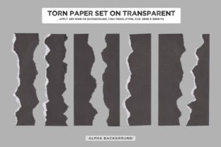 Torn Ripped Paper Bundle Illustration Textures de Papier Par msviewbd