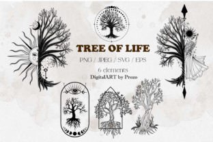 Tree of Life SVG, PNG, EPS Mystical Tree Graphic 3D SVG By DigitalART by Prozo 1