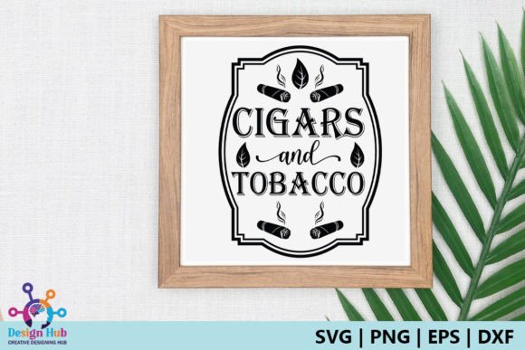 Cigars and Tobacco Sign SVG Graphic Crafts By DesignHub103