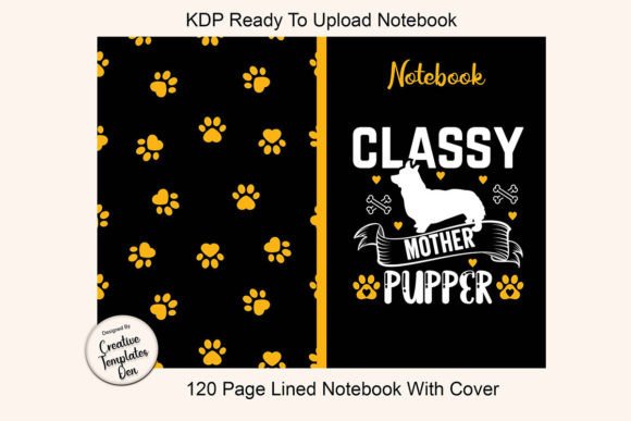 Dog Lovers KDP Complete Notebook Graphic Print Templates By Creative Templates Den