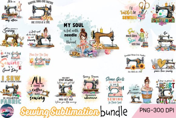 Sewing Sublimation Bundle Graphic Crafts By Cherry Blossom