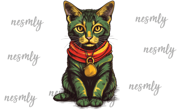 Cat Graphic AI Illustrations By NESMLY