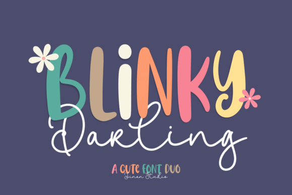 Blinky Darling Duo Script & Handwritten Font By jinanstd