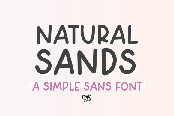 Natural Sands Script & Handwritten Font By blushfontco