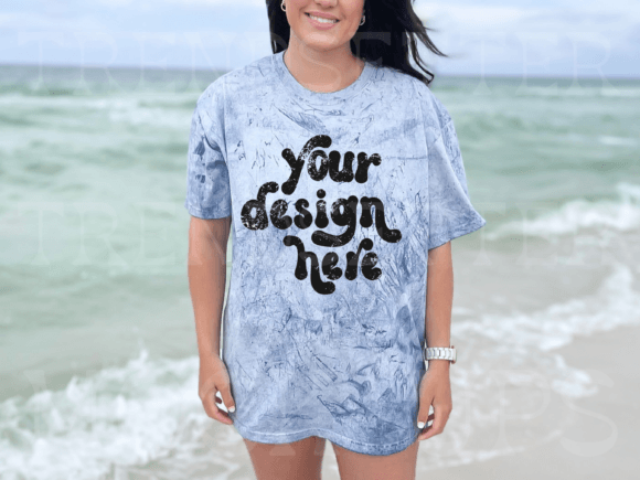 Color Blast 1745 Ocean Mockup Graphic Product Mockups By TrendsetterMockups