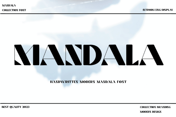Mandala Display Font By hl_studio