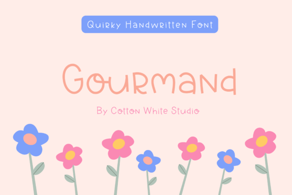 Gourmand Script & Handwritten Font By Cotton White Studio