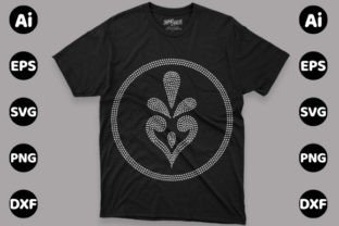 Printable ( Flower ) Rhinestone Template Illustration Designs de T-shirts Par mdnayonmia711 3