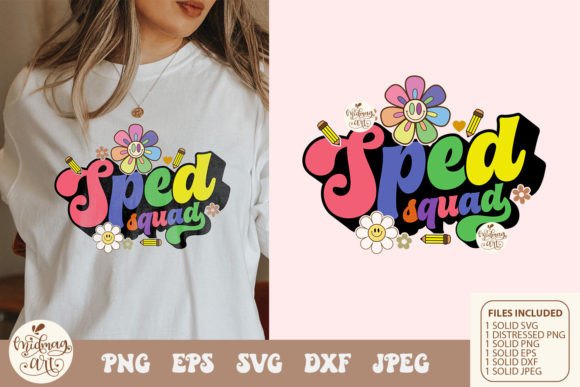 SPED Squad PNG Svg, Special Education Graphic Objects By MidmagArt
