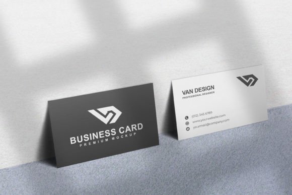Business Card Mockup Graphic Product Mockups By vandesignstd