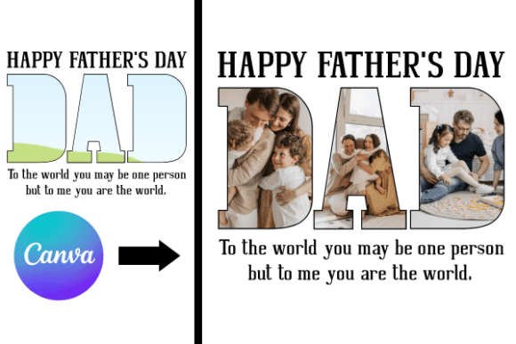 Picture Frame Father's Day Graphic Graphic Templates By Digidz