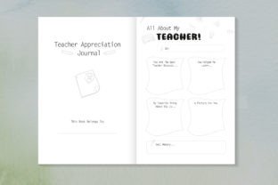 Teacher Appreciation Journal KDP Gráfico Interiores KDP Por Graphics Studio Zone 2