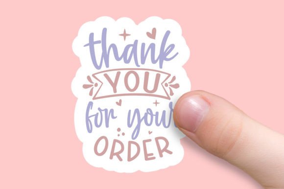 Thank You for Your Order Graphic Crafts By etcify
