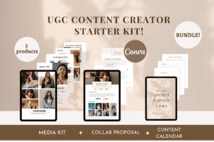 Content Creator UGC Kit for Social Media Graphic Social Media Templates By Mila Tinta 1