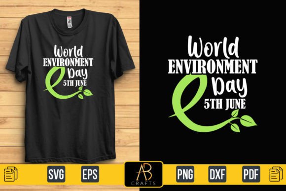 World Environment Day 5th June Gráfico Modelos de Impressão Por Abcrafts