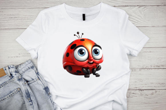 Cute Ladybug Cartoon Clipart Graphic Graphic Templates By sublimation avenue