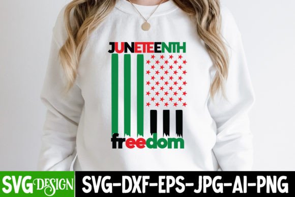 Juneteenth Freedom SVG Cut File Gráfico Diseños de Camisetas Por ranacreative51