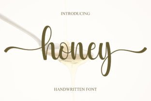 Honey Script & Handwritten Font By Hardiboy Design 1