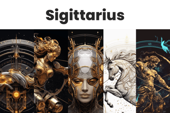 Sagittarius Zodiac AI-Generated Images Graphic AI Graphics By AnaSt