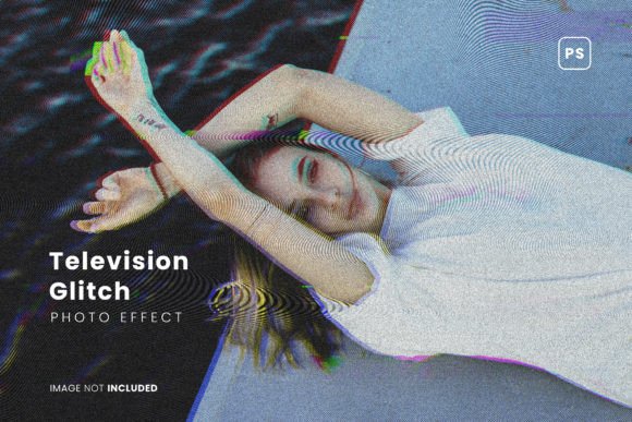 Television Glitch Photo Effect Graphic Layer Styles By Wudel Mbois