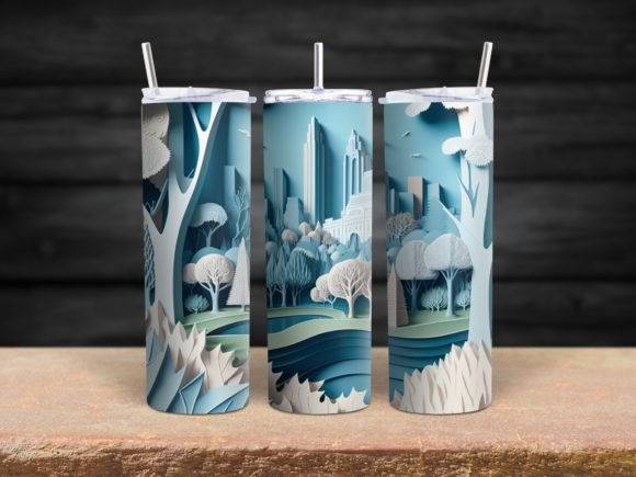 Central Park Sublimation Tumbler Wrap Graphic Crafts By Shades of Zen
