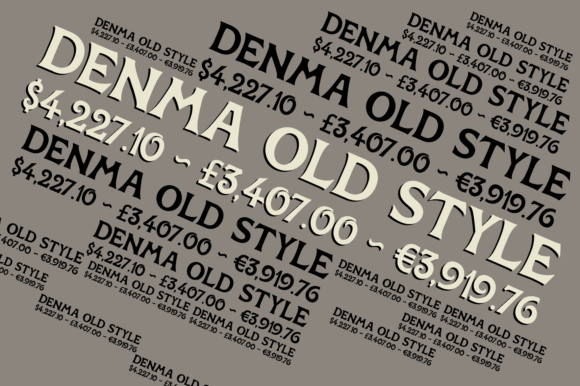 Denma Sans Serif Font By OLIVERFONTS