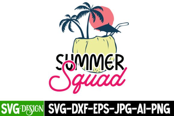 Summer Squad Graphic T-shirt Designs By ranacreative51