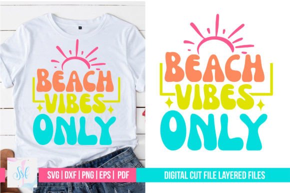 Beach Vibes Only Svg Retro Designs Graphic Crafts By svgstudiodesignfiles