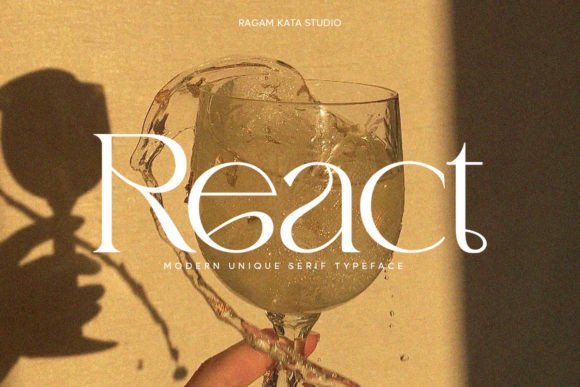 React Serif Font By RagamKata Studio