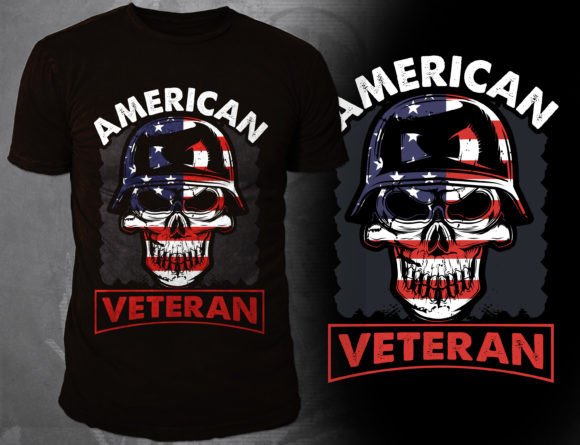 American Veteran Graphic T-shirt Designs By Best T-Shirt Bundles