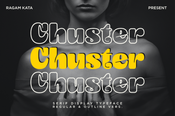 Chuster Display-Schriftarten Schriftart Von RagamKata Studio