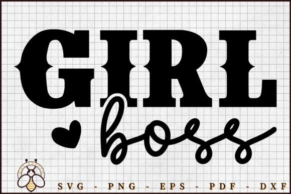 Girl Boss Svg Design Gráfico Manualidades Por BeeCraftR