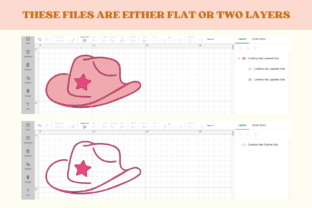 Pink Cowboy Hats | Cowgirl SVG & PNG Graphic Illustrations By bykirstcodigital 4