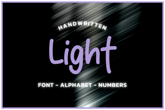 Light Pastel Purple Font Aplhabet Illustration Artisanat Par fromporto