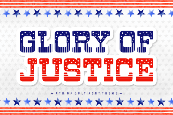 Glory of Justice Decorative Font By Rizkky (7NTypes)