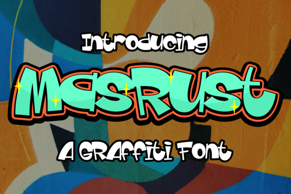 Masrust Display Font By Dreamink (7ntypes)