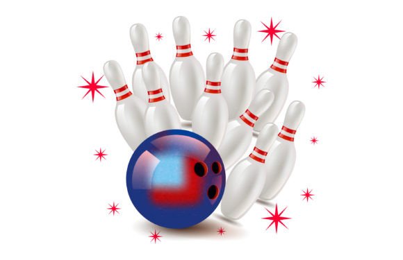 Bowling SVG Design. Graphic Print Templates By prantoart99