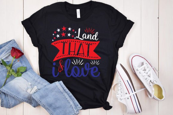 Land That I Love Gráfico Designs de Camisetas Por Merchtrends SVG