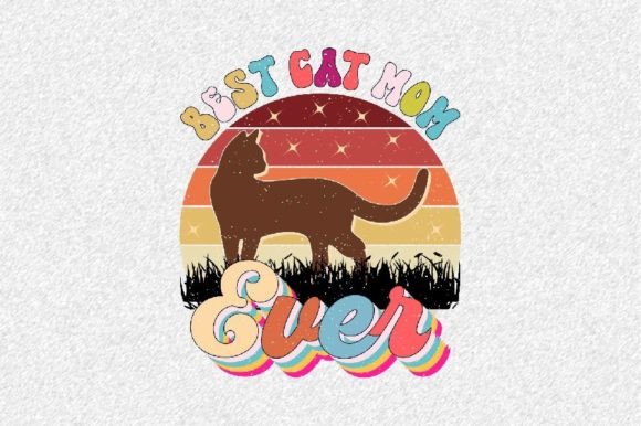 Best Cat Mom Ever Afbeelding Crafts Door SVGArt
