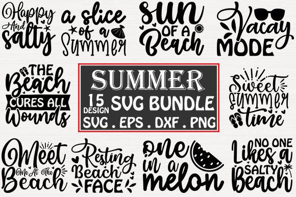 Summer Svg Bundle Graphic Crafts By Tshirt_Bundle