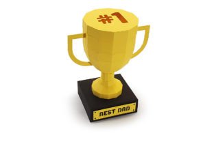 Trophy Gift Box Graphic 3D SVG By paperbeatsdynamite 4