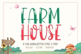 Farmhouse Display Font By AnningArts 1