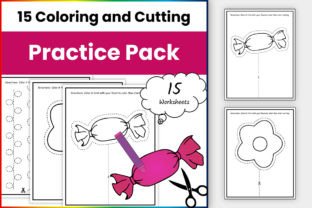 Scissor Skills Practice - Back to School Graphic K By TheStudyKits 1