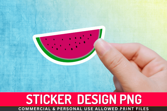 Watermelon Sticker Gráfico Artesanato Por Regulrcrative
