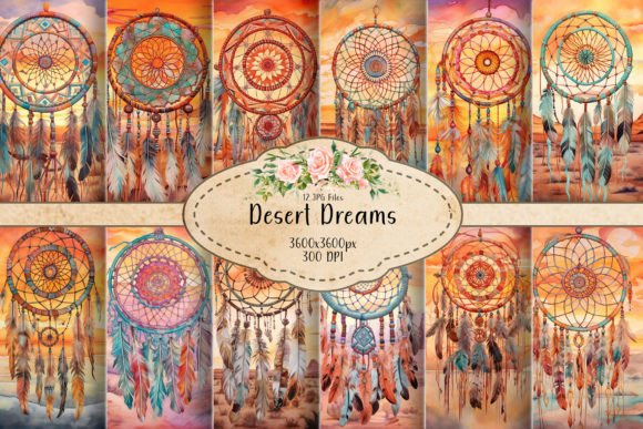 Desert Dreams Graphic Backgrounds By curvedesign