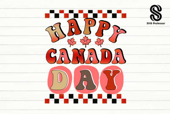 Happy Canada Day Sublimation PNG Graphic Crafts By SVG Professor